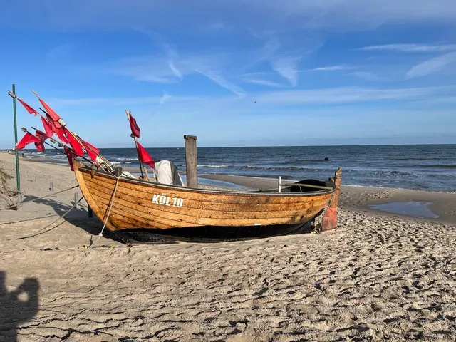 Fischerboot am Strand